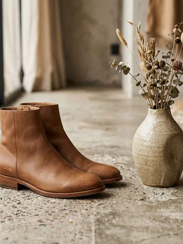 Leather Ankle Boots